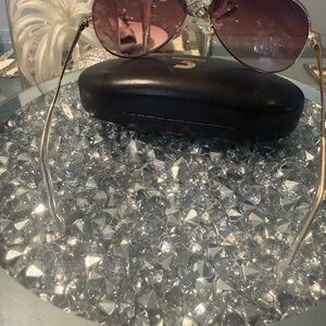 Carrera Women's Sunglasses - Gold Frame with Purple Lenses